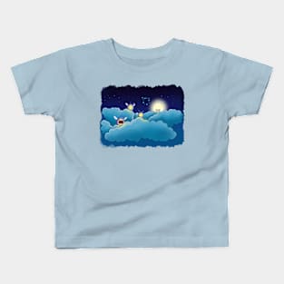 Phosphor Slimes in the Clouds Kids T-Shirt